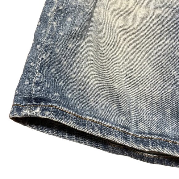 Fat Face Polka Dot Denim Jean Shorts Medium Wash Women's Size 12 Twee Y2K - Picture 5 of 13
